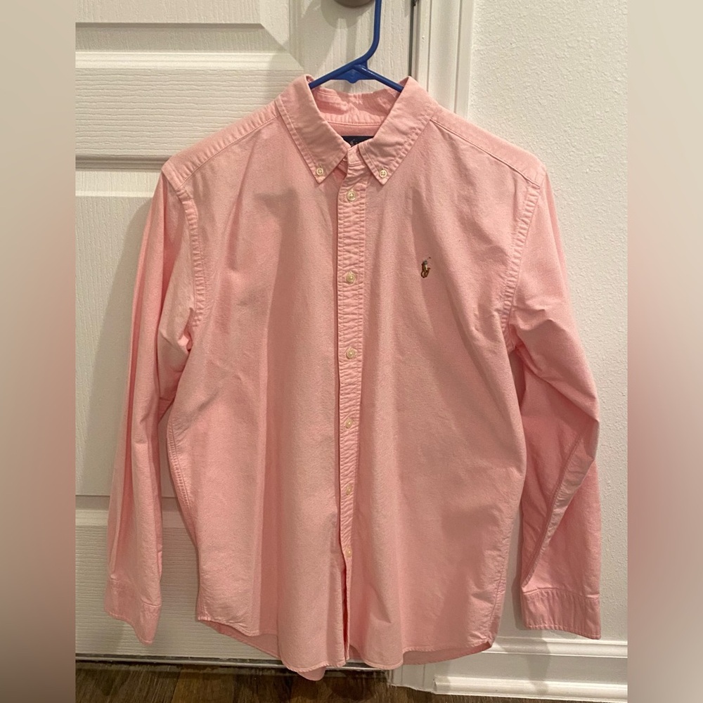 Men’s- Pink Polo Ralph Lauren Button Down